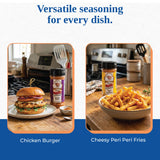 Chef Paul Magic Seasonings Blends French Fry (5 oz), and Burger (6 oz), Variety Pack - Smoky All-Purpose Blend for Patties, Potato Fries & BBQ Sides