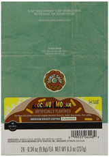 The Original Donut Shop Coconut Mocha, Single-Serve Keurig K-Cup Pods, Flavored Medium Roast Coffee, 24 Count