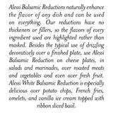 Alessi Balsamic Vinegar Reduction, Autentico from Italy, Ideal on Caprese Salad, Fruits, Cheeses, Meats, Marinades, White Balsamic (White Balsamic