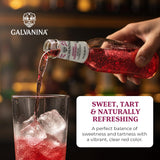 Galvanina Pomegranate - Premium Organic Italian Sparkling Soda, 12 fl oz (6 Glass Bottles) | Made with Organic Mediterranean Pomegranates, Naturally