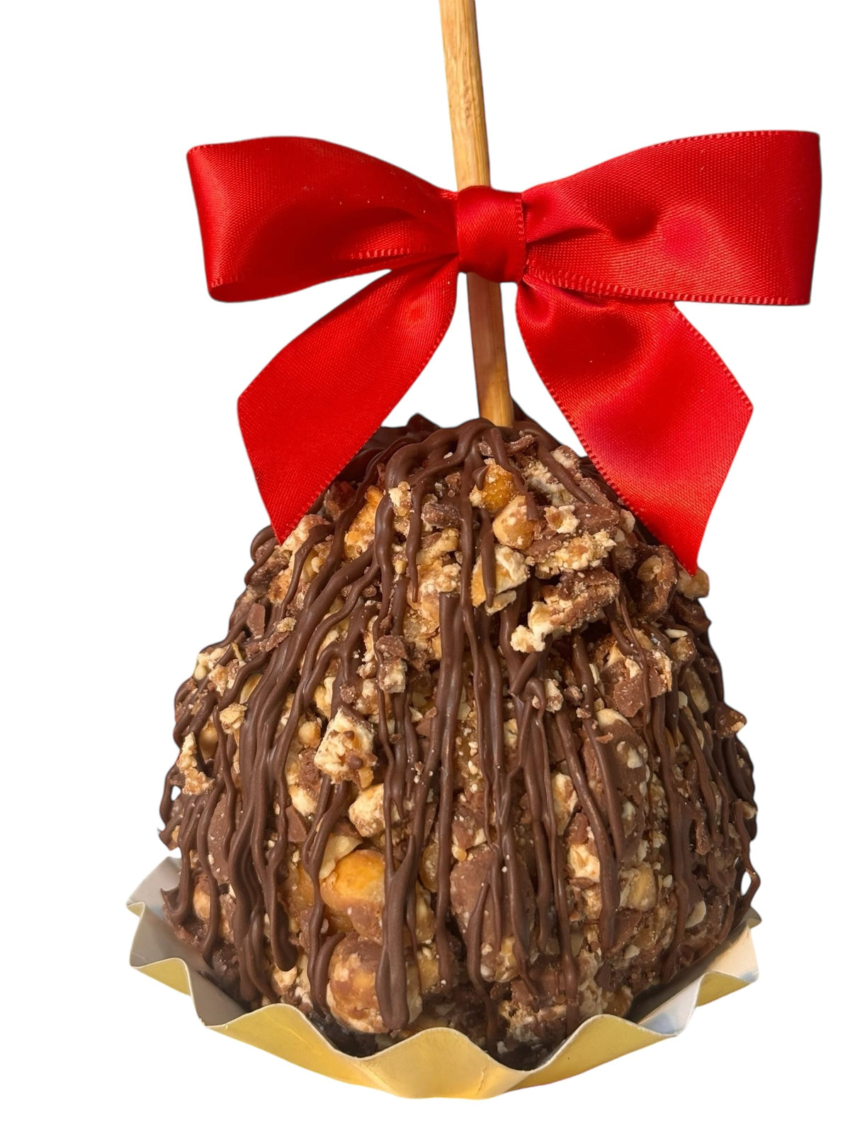 Gourmet Caramel Apples Gift Pack, Set of 3 (All Snickers and Chocolate)