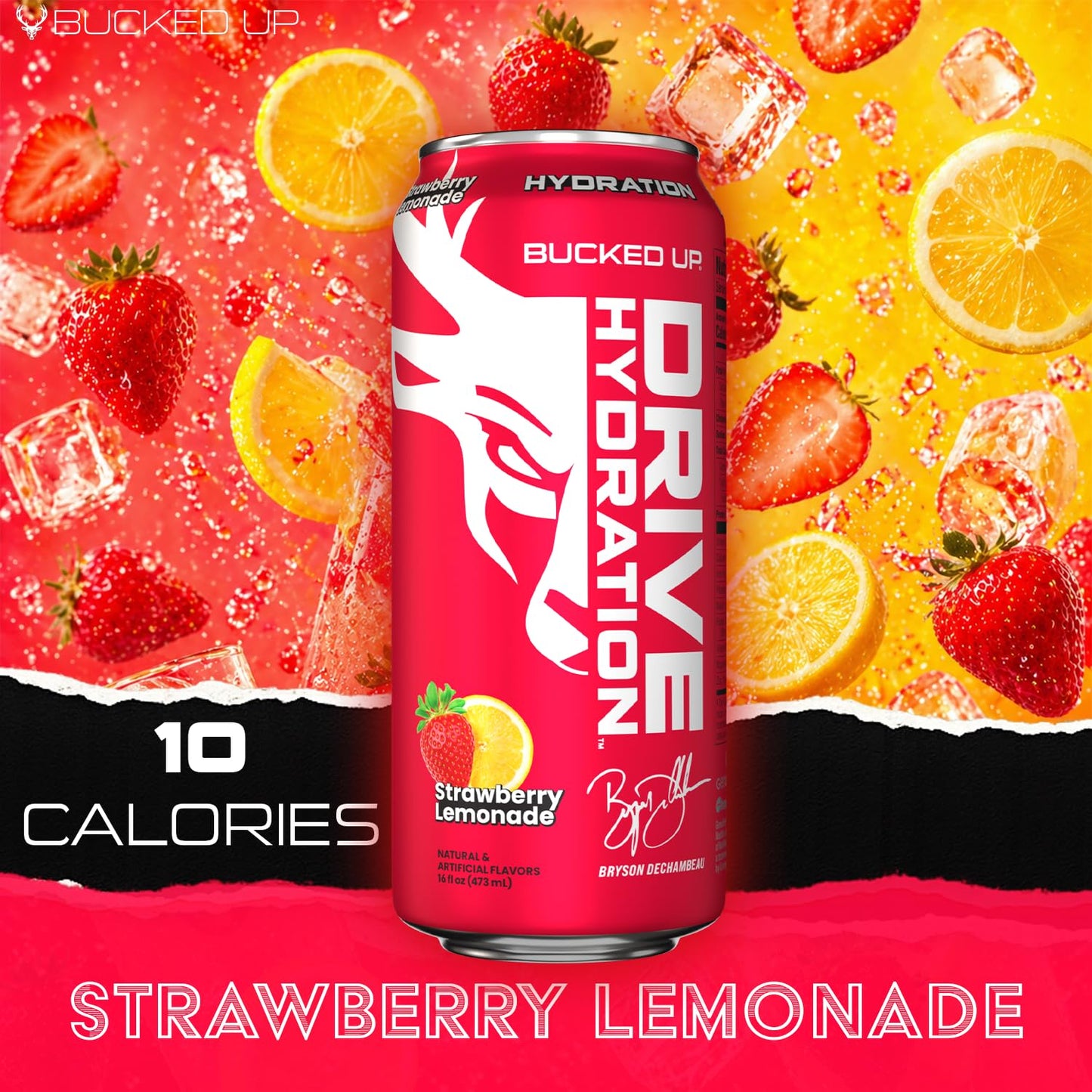 Drive Drink [Bryson] [Strawberry Lemonade] [12 CT]