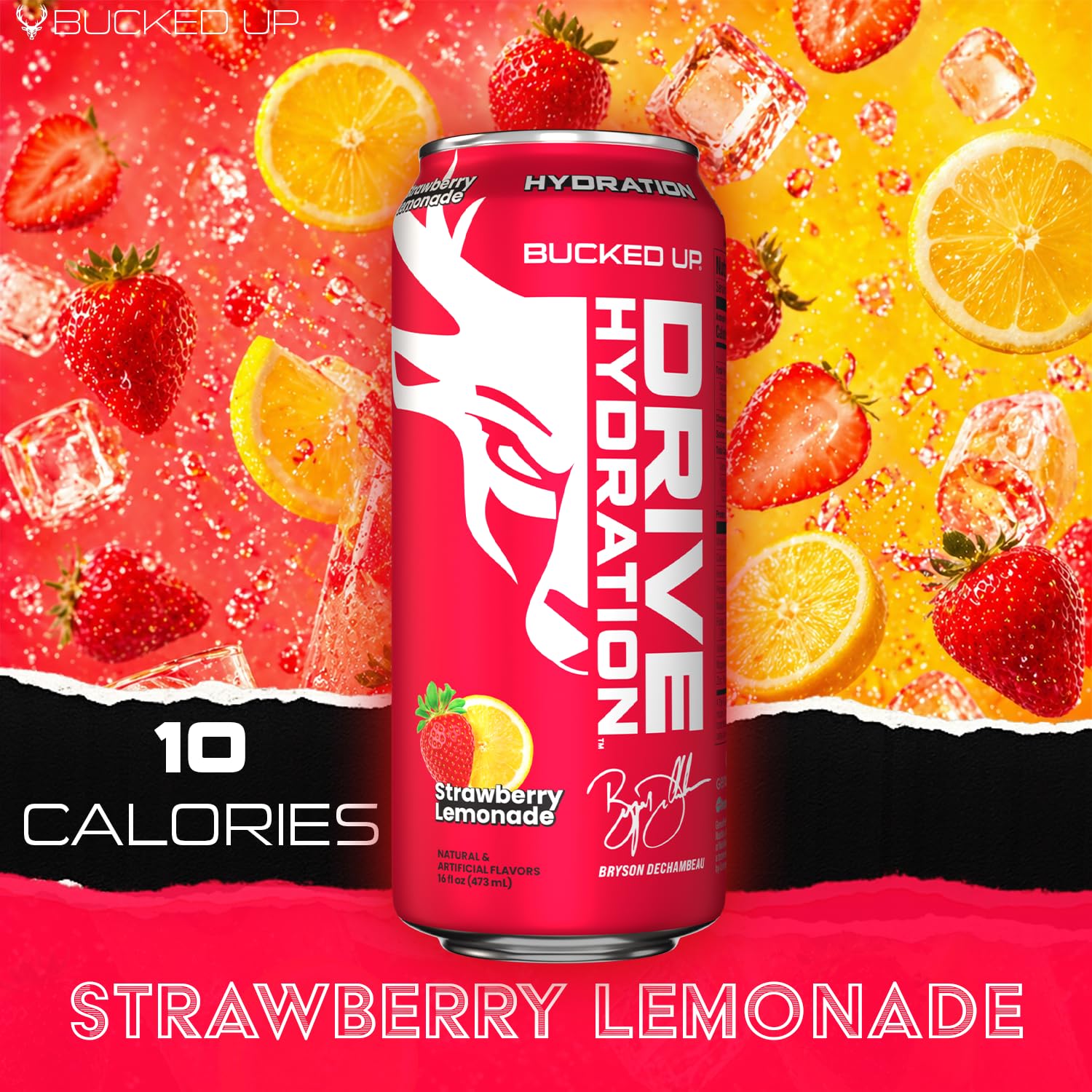 Drive Drink [Bryson] [Strawberry Lemonade] [12 CT]