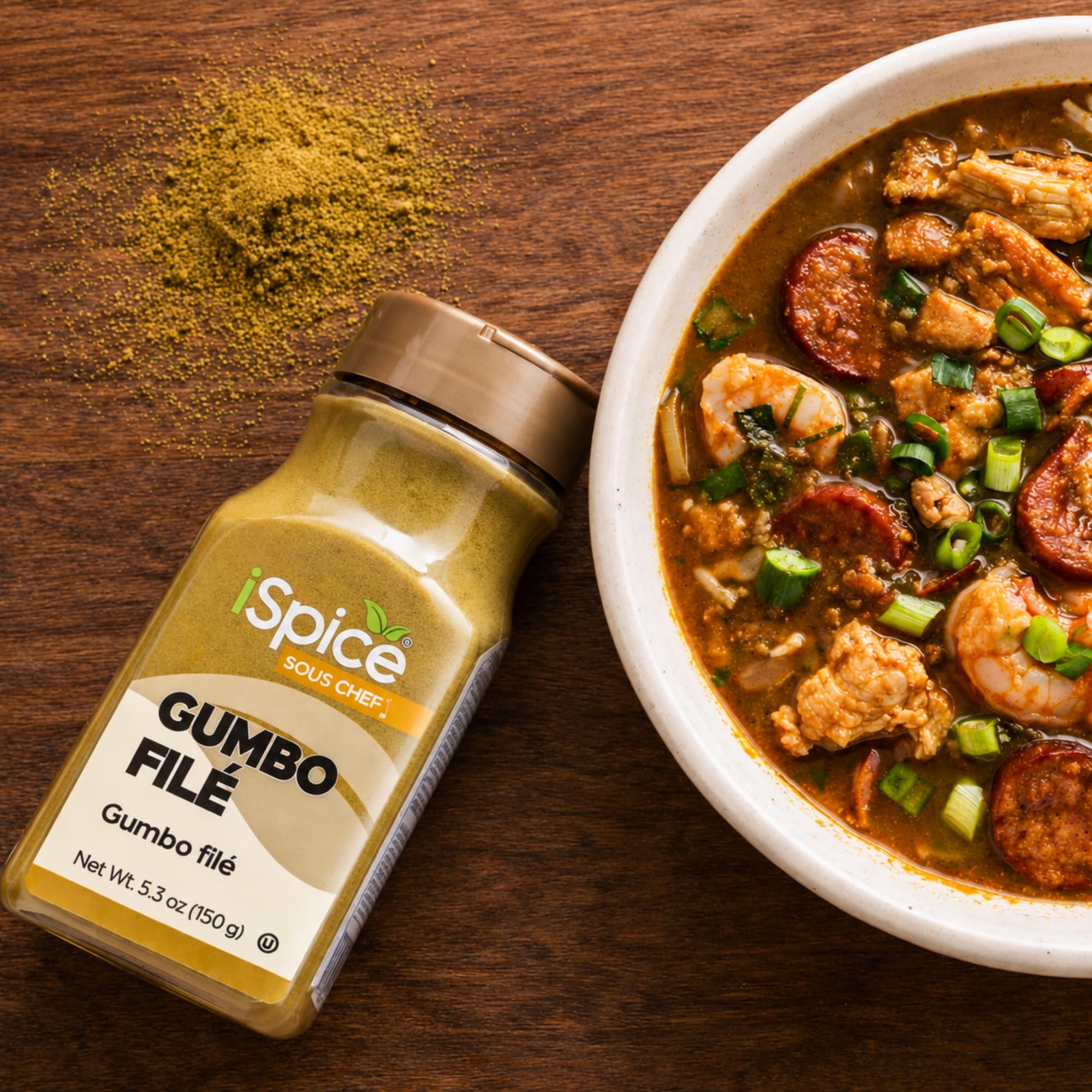 iSpice - GUMBO FILÉ POWDER 5.3oz (150g)
