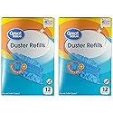 Great Value Duster Refills - 12 Count, 2 Pack, 24 Count Total - Dirt, Dust & Hair Trapping Fibers