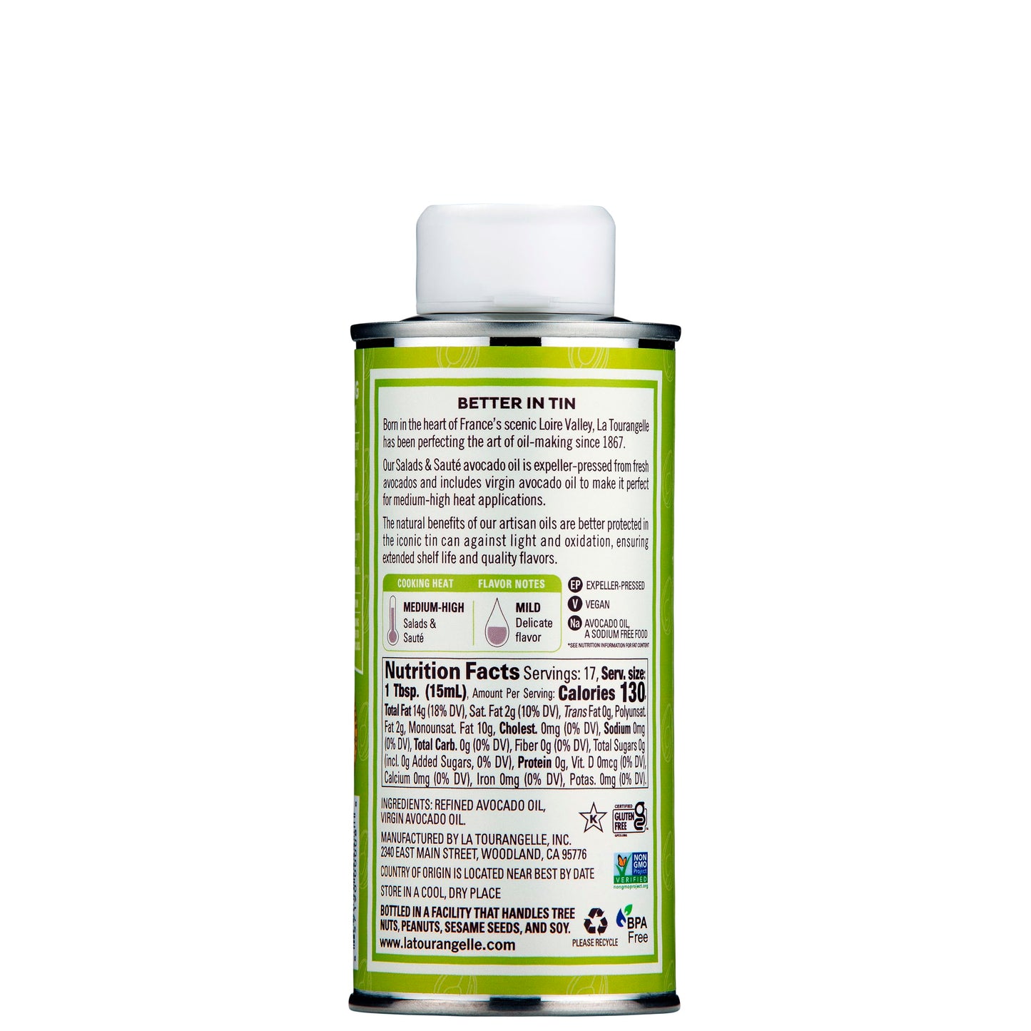 La Tourangelle, Favorites Trio of Oils - Roasted Walnut Oil, Avocado Oil, Toasted Sesame Oil, Gift Set, 8.45 fl oz (Set of 3)