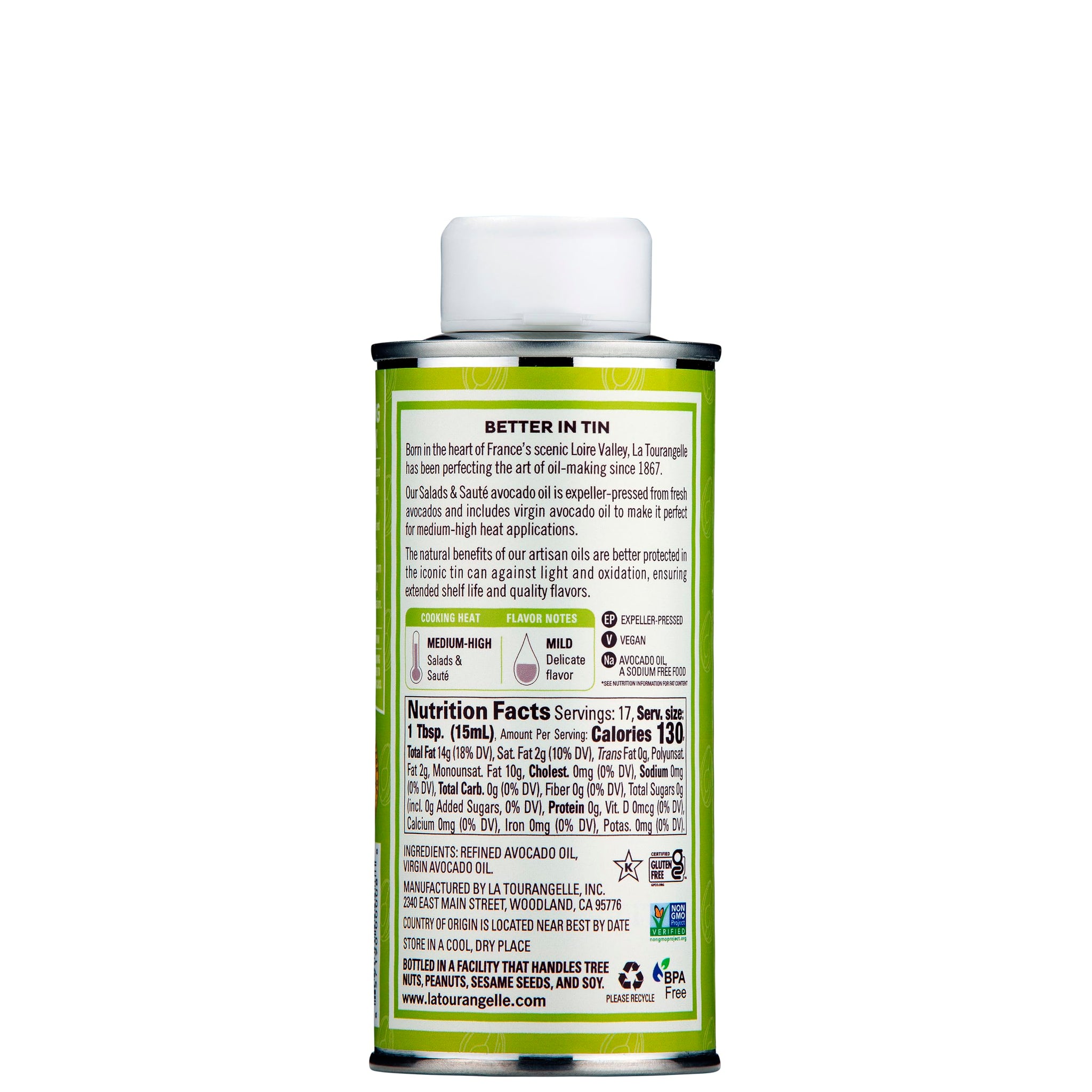 La Tourangelle, Favorites Trio of Oils - Roasted Walnut Oil, Avocado Oil, Toasted Sesame Oil, Gift Set, 8.45 fl oz (Set of 3)