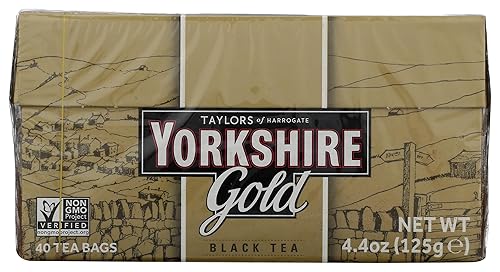 TAYLORS OF HARROGATE Yorkshire Gold Black Tea, 40 CT