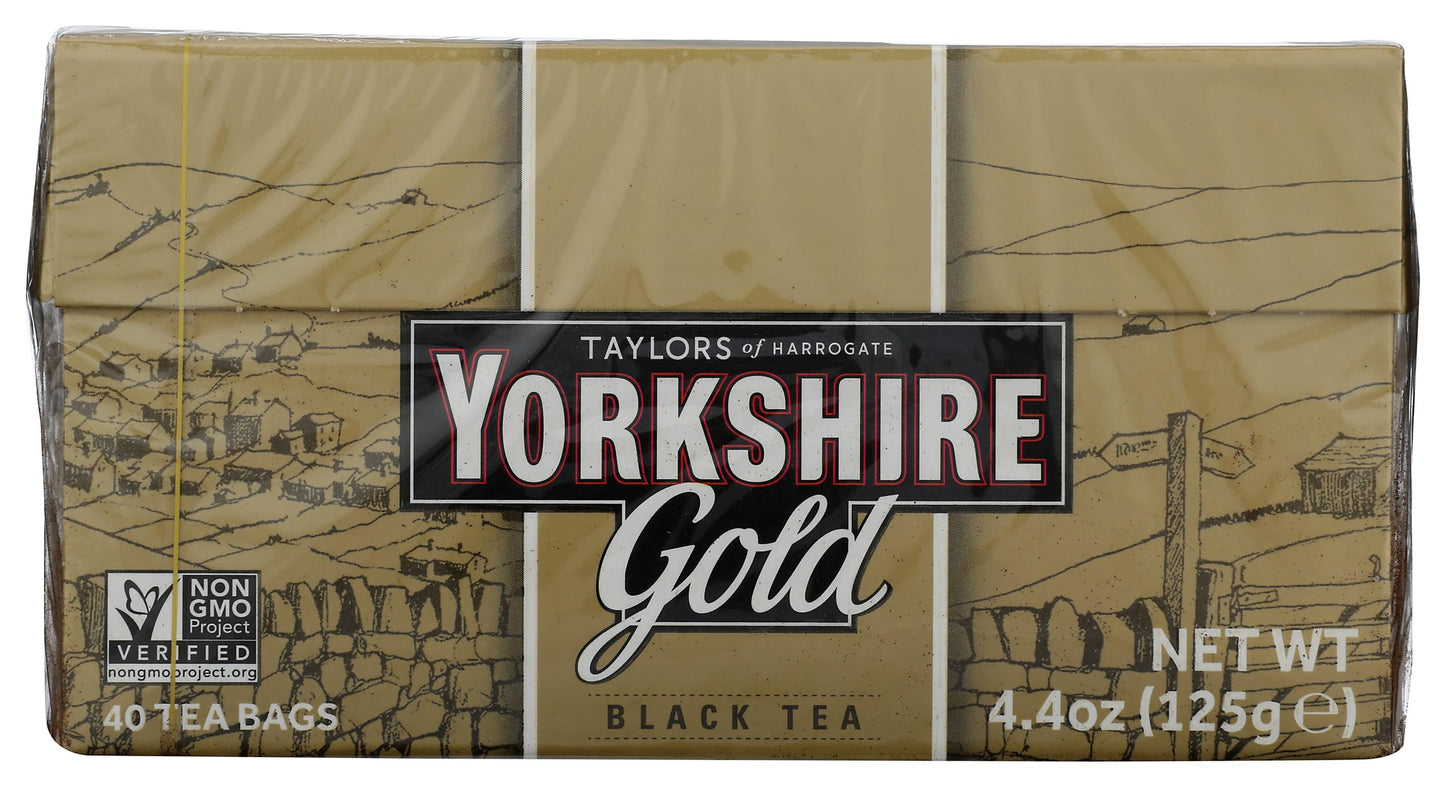 TAYLORS OF HARROGATE Yorkshire Gold Black Tea, 40 CT