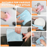 WYDZKJ 12Pack Upgrade Multipurpose Wire Dishwashing Rags, Dual-Side Non Scratch Wire Dishcloth, for Wet and Dry Use, Reusable Metal Scrubbing