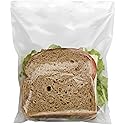 Premium Clear Plastic Flip-Top Sandwich Container - 6.5" x 6" (120 Pc) - Durable & Leakproof Lunch Storage Solution - Perfect for Home, School, or