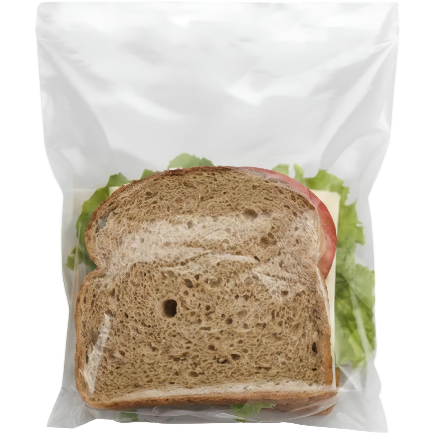 Premium Clear Plastic Flip-Top Sandwich Container - 6.5" x 6" (120 Pc) - Durable & Leakproof Lunch Storage Solution - Perfect for Home, School, or