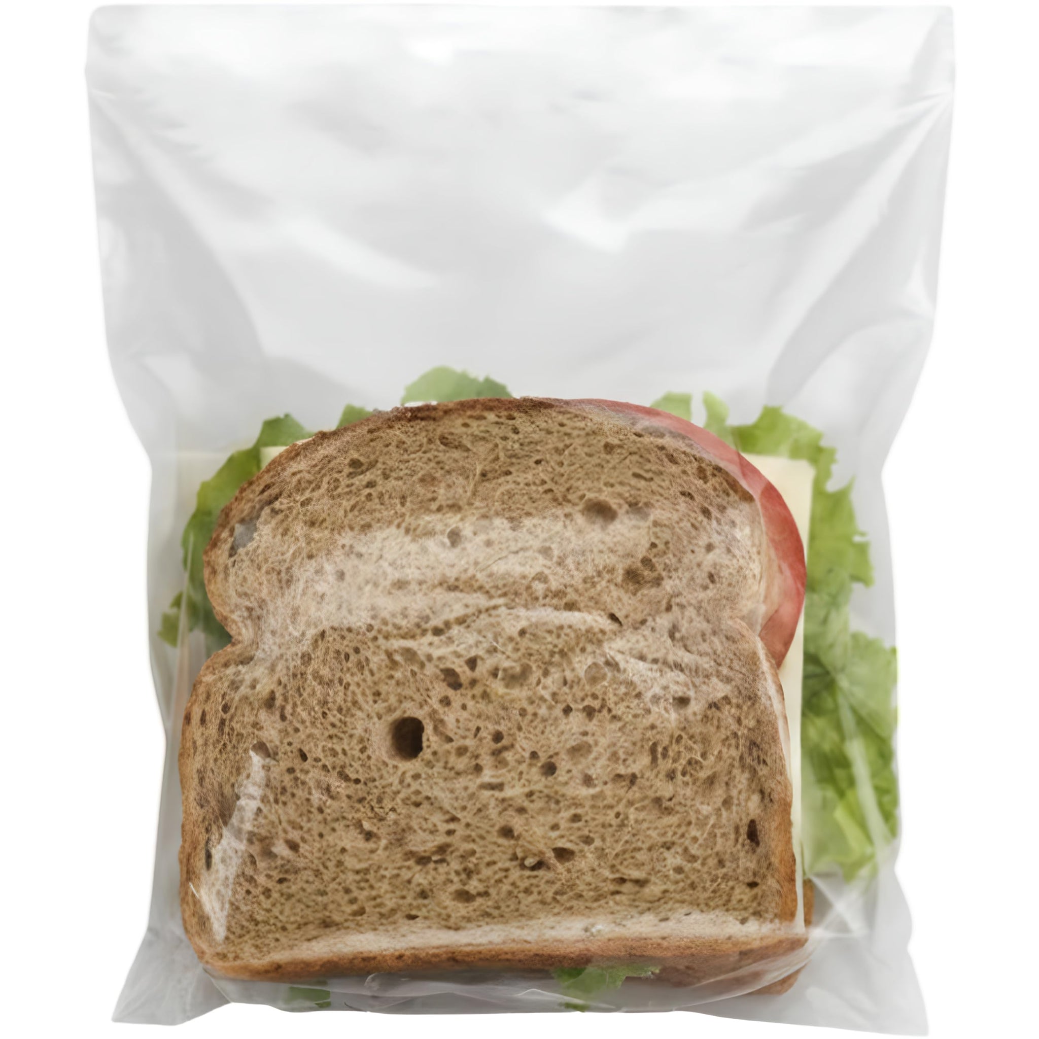 Premium Clear Plastic Flip-Top Sandwich Container - 6.5" x 6" (120 Pc) - Durable & Leakproof Lunch Storage Solution - Perfect for Home, School, or