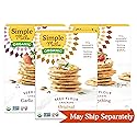 Simple Mills Organic Seed Crackers Variety Pack (Original, Everything, Garlic & Herb) - Gluten Free, Vegan, Healthy Snacks, Paleo Friendly, 4.25 Ounce