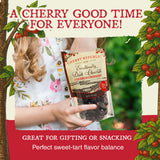 Cherry Republic Exceptionally Dark Chocolate Covered Cherries, 12 oz, Pack of 2 - Real Michigan Montmorency Tart Cherries with 72% Cacao, All-Natural