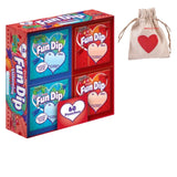 Valentine's Day Gift - Fun Dip Valentine's Day Candy, Friendship Exchange, 60 Ct Box Come With Maryse's Place Treat Bag (fun dip cherry valentines