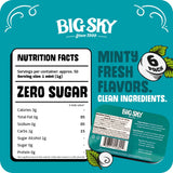 Big Sky Sugar Free Wintergreen Mints - 50 Count Tin (Pack of 6) | Kosher Certified, Vegan Wintergreen Candy | Aspartame & Gluten Free, Natural Breath