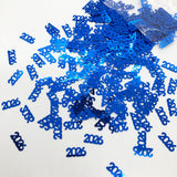 Confetti Year 2026 Blue Royal - 3 Half Oz Bags (1.5 oz) #7341 Q03A