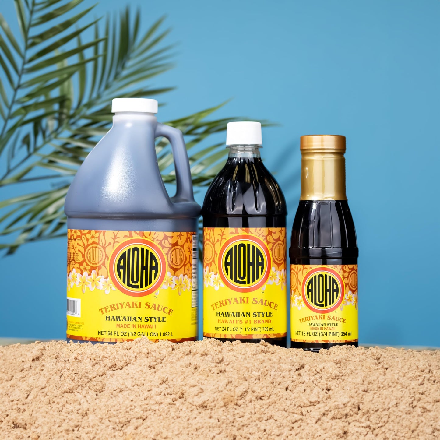 Aloha Shoyu - Hawaiian Teriyaki Sauce - Versatile and Sweet Marinade - Made in Hawaii - 1/2 Gallon