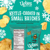 UGLIES Kettle-Cooked Potato Chips, Gluten-Free Snacks, Kosher-Friendly, Non-GMO Snacks for Kids or Office, Salt and Vinegar Potato Chips, 2 Oz. Each