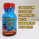 ASS KICKIN' Hot Sauce From Hell Premium Hot Sauce Bottles Gourmet Gift Set Travel Size - .75 oz 24 Pack - Try if you Dare! - Made with Habanero