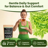 NutriEffect 7-Herb Herbal Tea Blend - Up to 100 Cups | 250g (8.8 oz) Loose Leaf Tea - Rooibos, Yerba Mate & Nettle Blend - Smooth & Naturally
