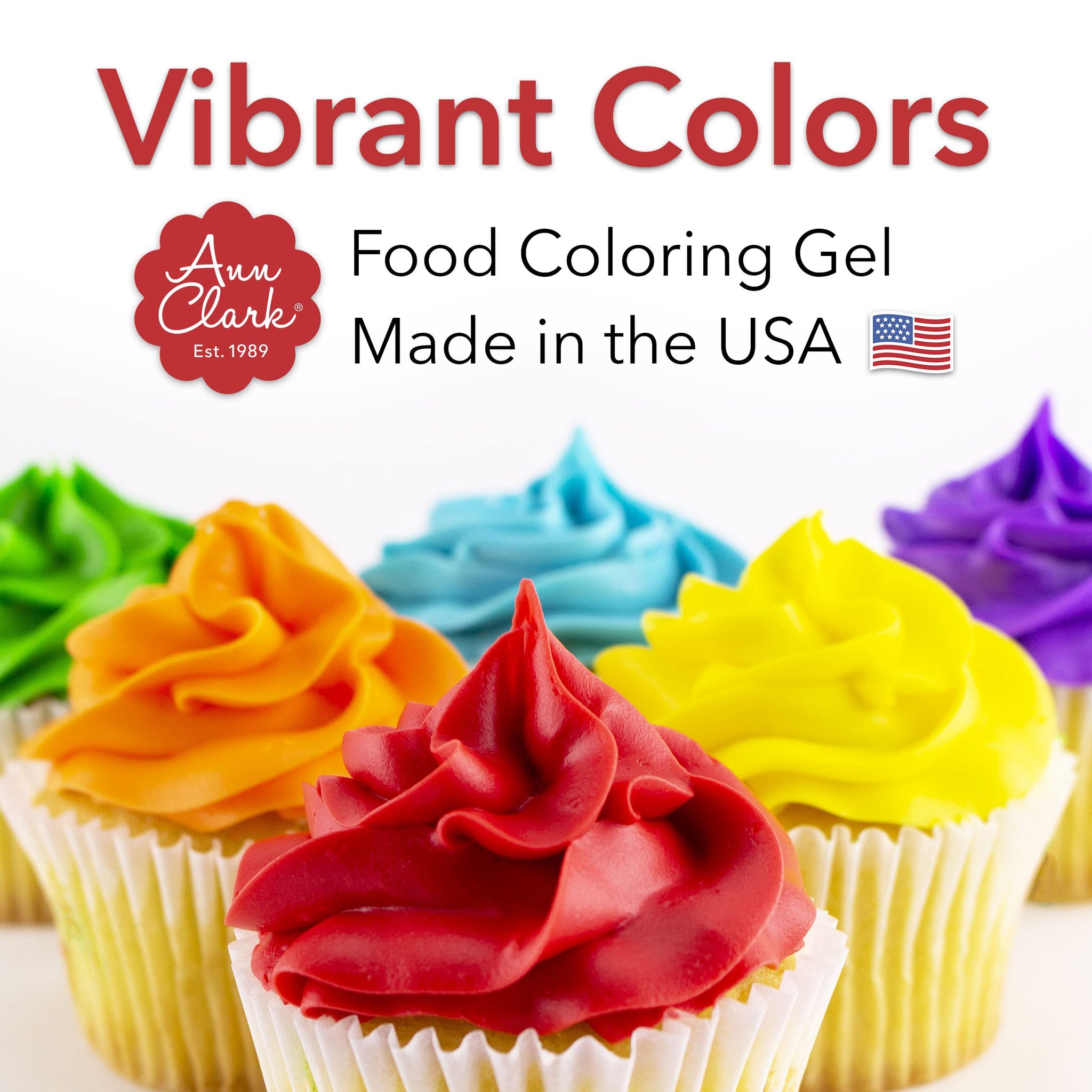 Ann Clark Leaf Green Food Coloring Gel .70 oz. Professional Grade Made in USA