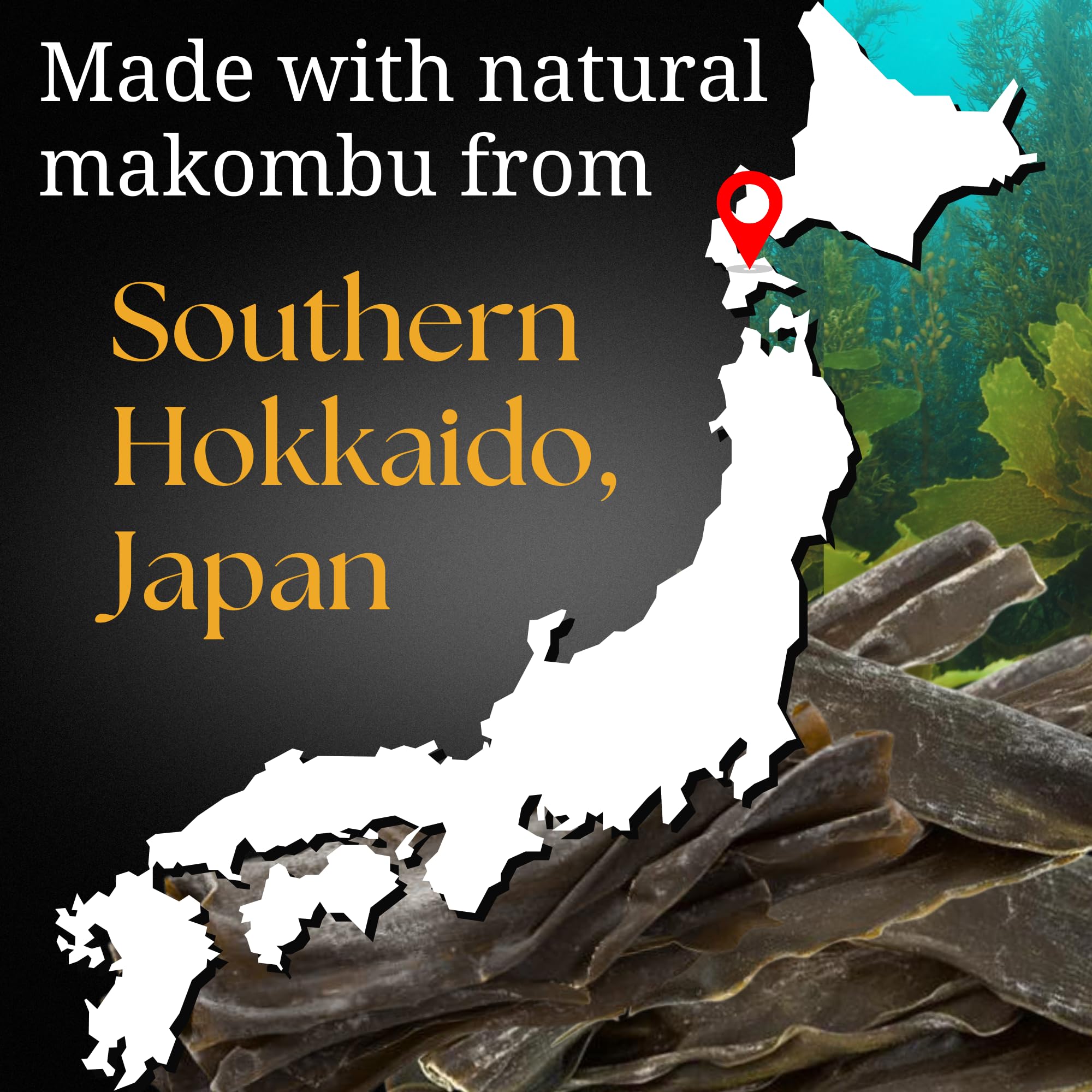 Seasoned Kombu (Shio Kombu), Premium Kombu from Hokkaido, Made in Japan | No MSG, No additives, Non-GMO | 1.7oz (50g) by SUI of Tokyo