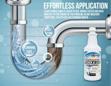 DU-MOST Drain Line Opener & Clog Remover, Concentrated Alkaline Based Cleaner, Non-Fuming, Non-Acid, Dissolve & Remove Obstructions in Clogged or
