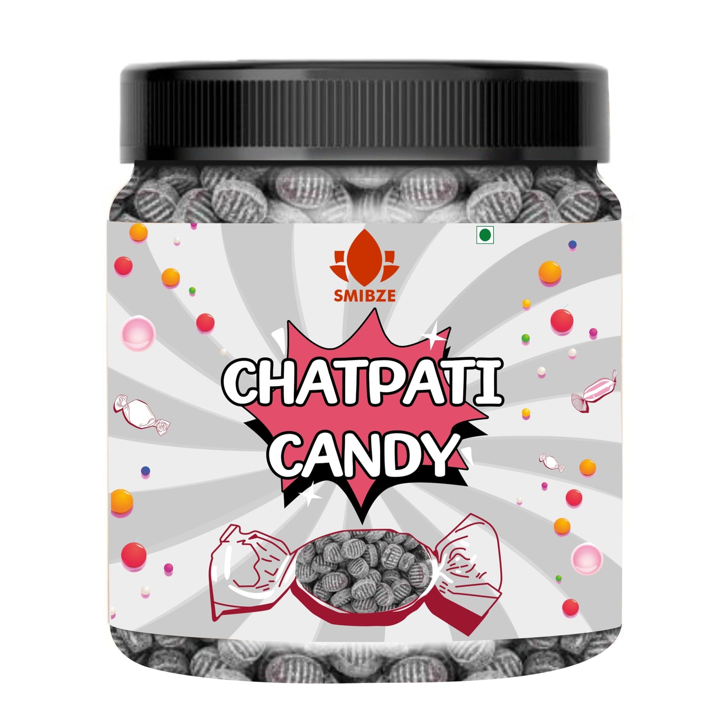 SMIBZE Natural Chatpati Candy 100 GM (Pack of 1) SMIBZE