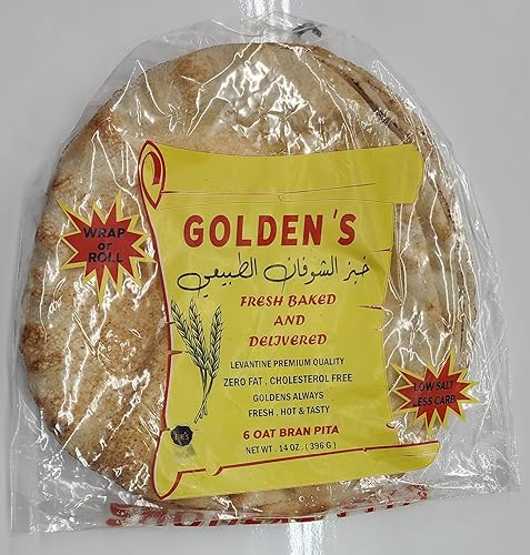 Elie's Near East Shoufan Oat Bran Pita Wrap/pocket - 5packs Per Case, 6 per pack - 30 total wraps
