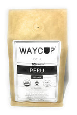 Waycup Organic Peru + Nicaragua (Fairtrade) Kosher Coffee, Ground, (OFT Pack, 2 x 10oz bag)