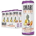 C4 Smart Energy Drink - Sugar Free Performance Fuel & Nootropic Brain Booster, Coffee Substitute or Alternative | Tropical Passionfruit 12 Oz - 12