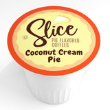 Slice Coffee Flavored Coffee, Pie for Keurig K Cup Brewers, Coconut Cream, 40 Count (Pack of 1)