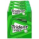 Trident Vibes Spearmint Rush Sugar-Free Chewing Gum, 6 Bottles of 40 Pieces (240 Total Pieces)