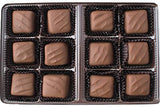 Vermont Nut Free Chocolates Boxed Chocolate Caramels (Milk Chocolate) 12-Piece, Nut-Free, Egg-Free, Kosher