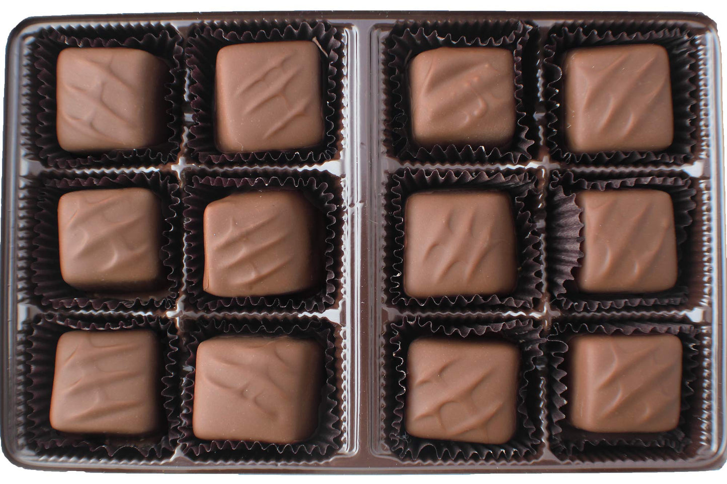 Vermont Nut Free Chocolates Boxed Chocolate Caramels (Milk Chocolate) 12-Piece, Nut-Free, Egg-Free, Kosher
