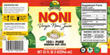 Virgin Noni Juice - 100% Pure Hawaiian Noni Juice - 32oz Glass Bottle