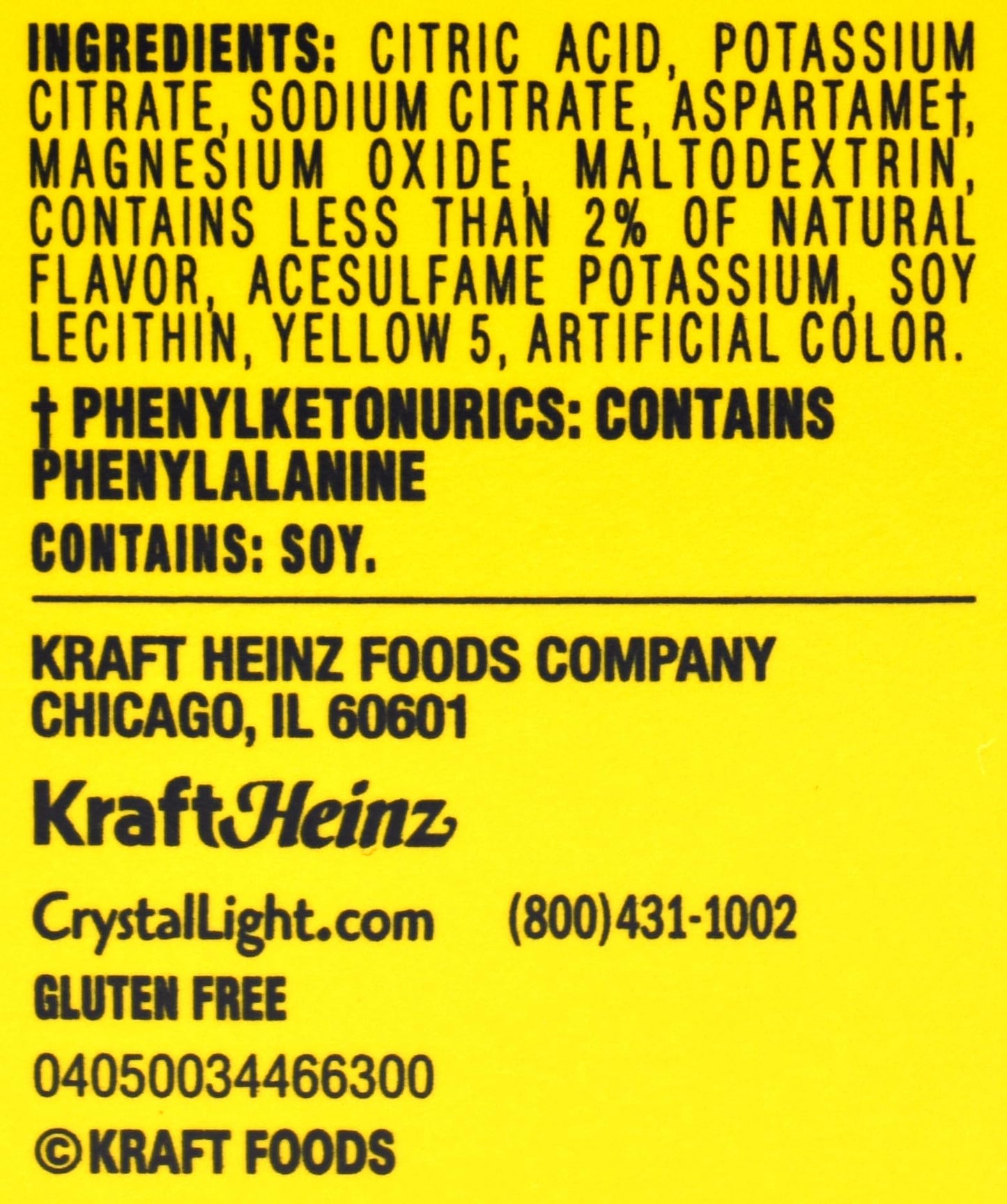 Crystal Light Lemonade Drink Mix, 12-Quart Box (Pack of 18)