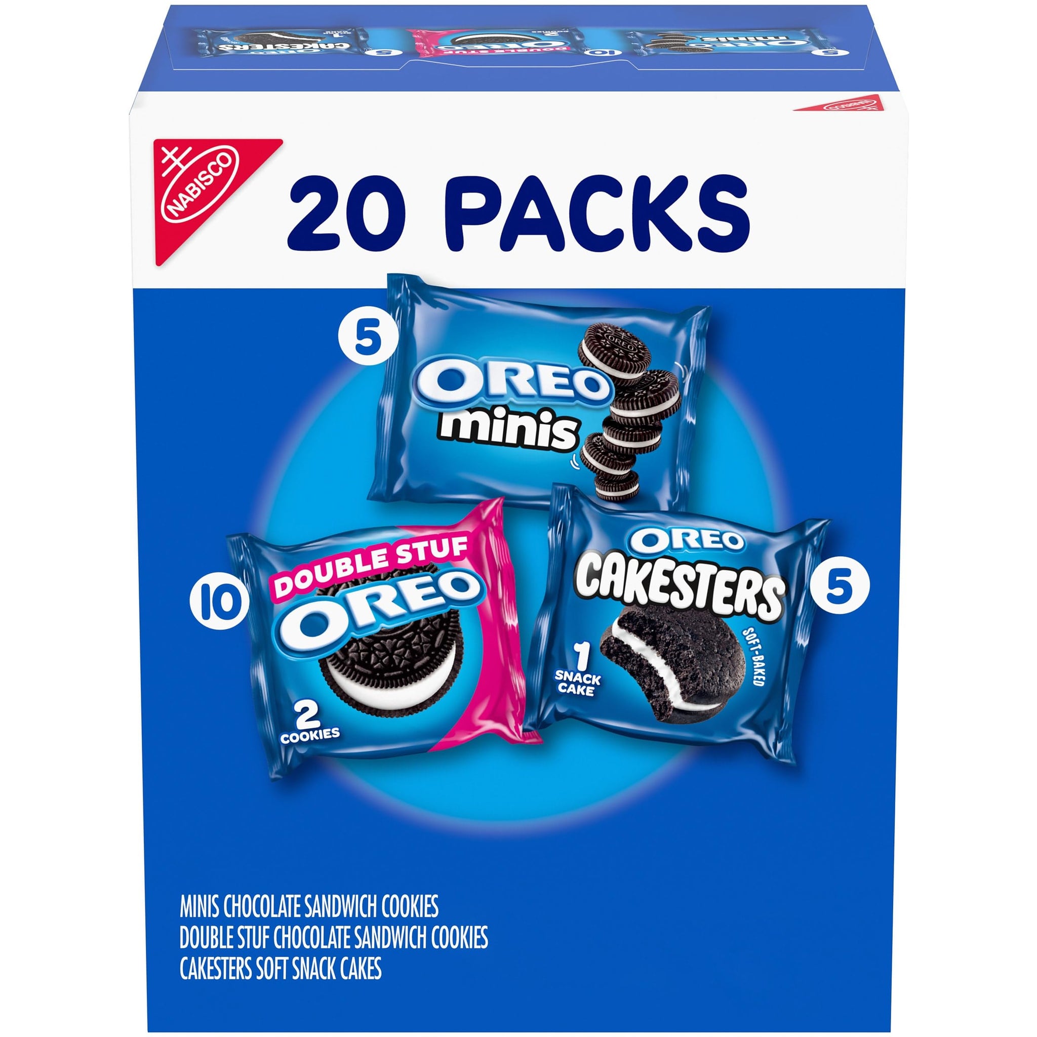 OREO Lovers Cookies and Cakesters Soft Snack Cakes Variety Pack