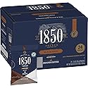 Folgers 1850 Black Gold Dark Roast Ground Coffee, Fraction Pack, 2.5 Ounce (Pack of 24)