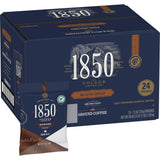 Folgers 1850 Black Gold Dark Roast Ground Coffee, Fraction Pack, 2.5 Ounce (Pack of 24)