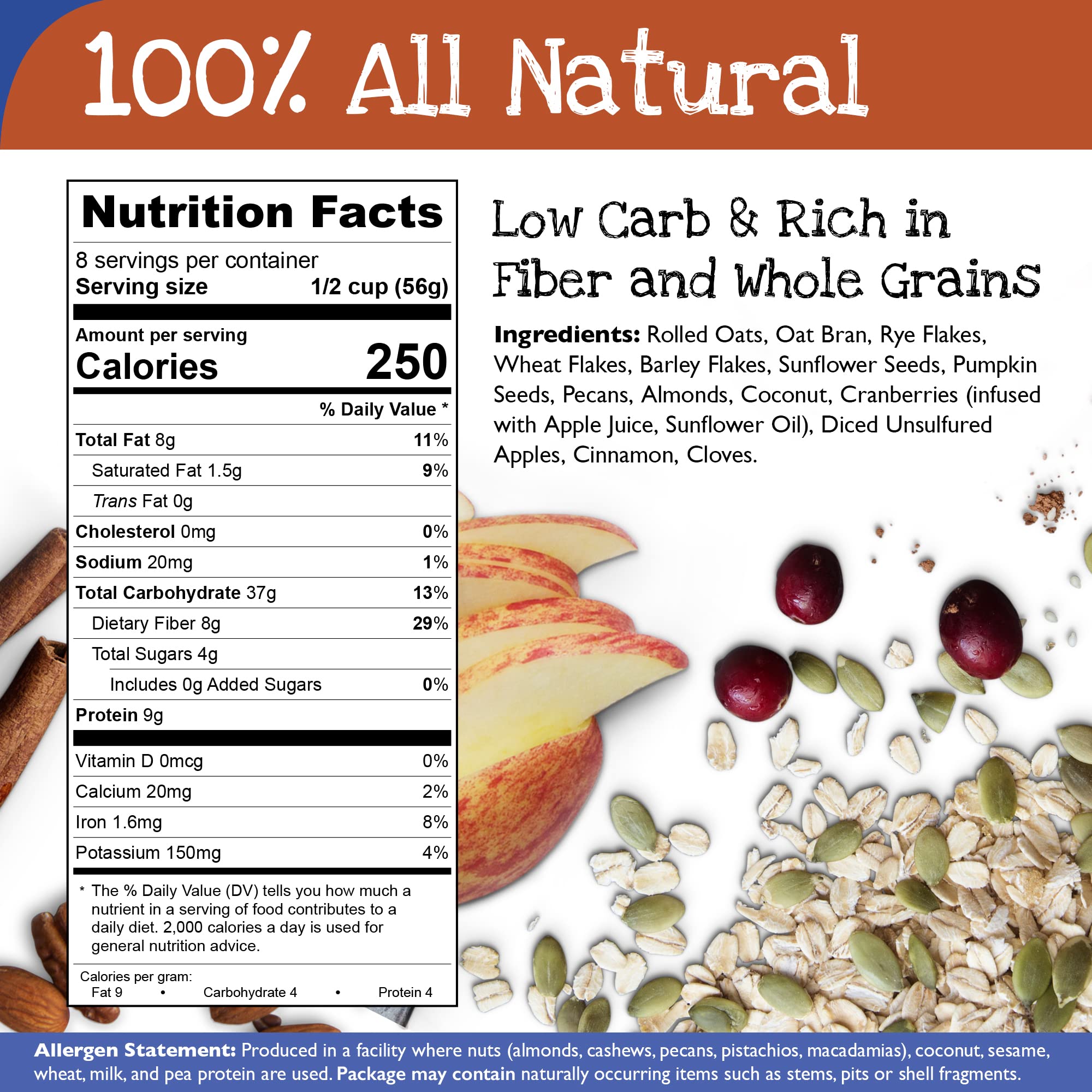 True North Granola - Oats So Good Muesli with Fruit and Nuts, Whole Grain, All Natural, Non-GMO, 16 oz. (Pack of 2)