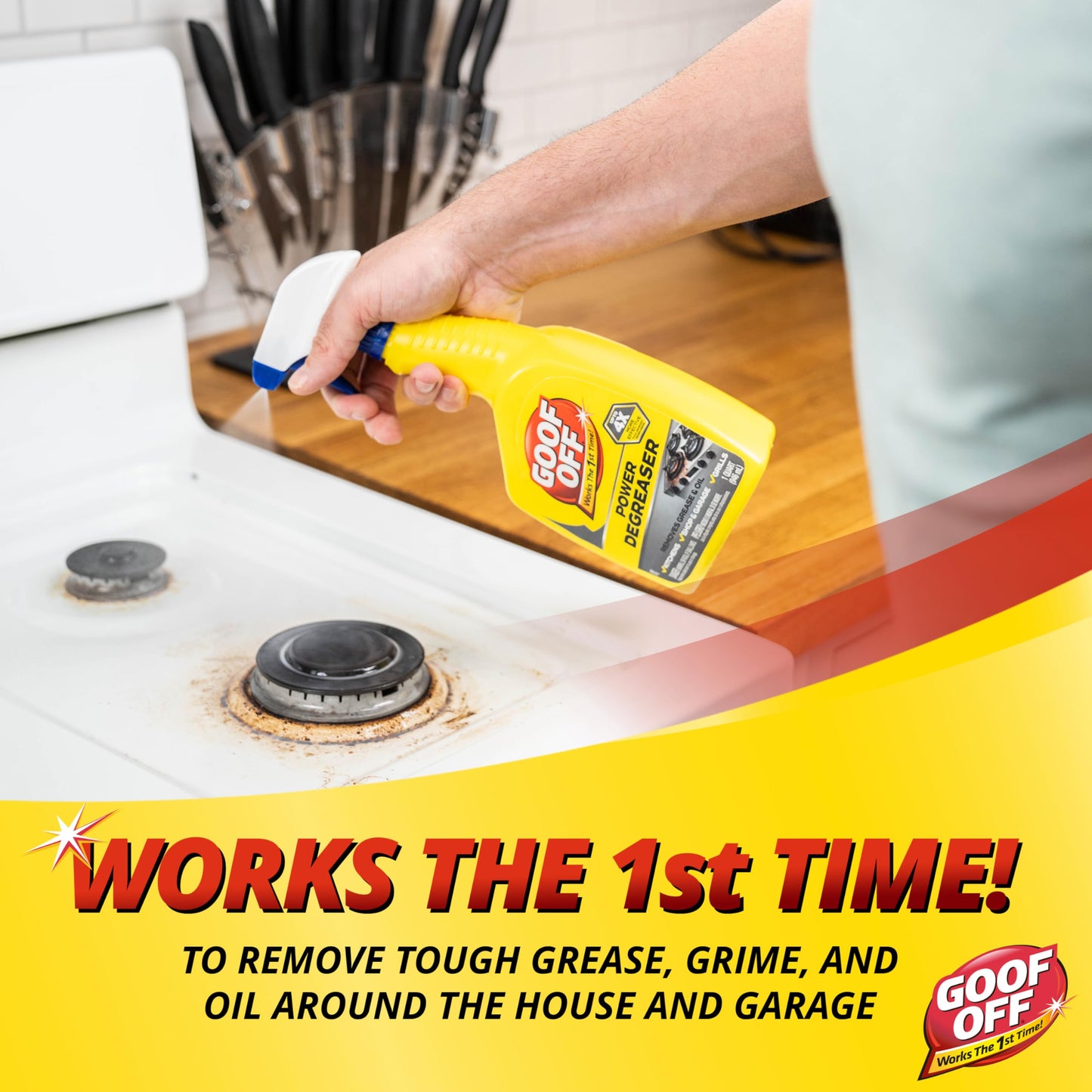 Goof Off Power Cleaner and Degreaser for Mechanics- 32 oz. Trigger Spray Bottle