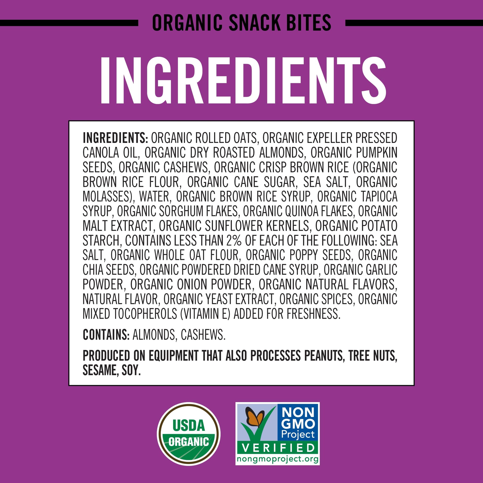 Dave's Killer Bread Toasted Garlic Organic Snack Bites, Garlic Organic Snacks, 7.2 oz
