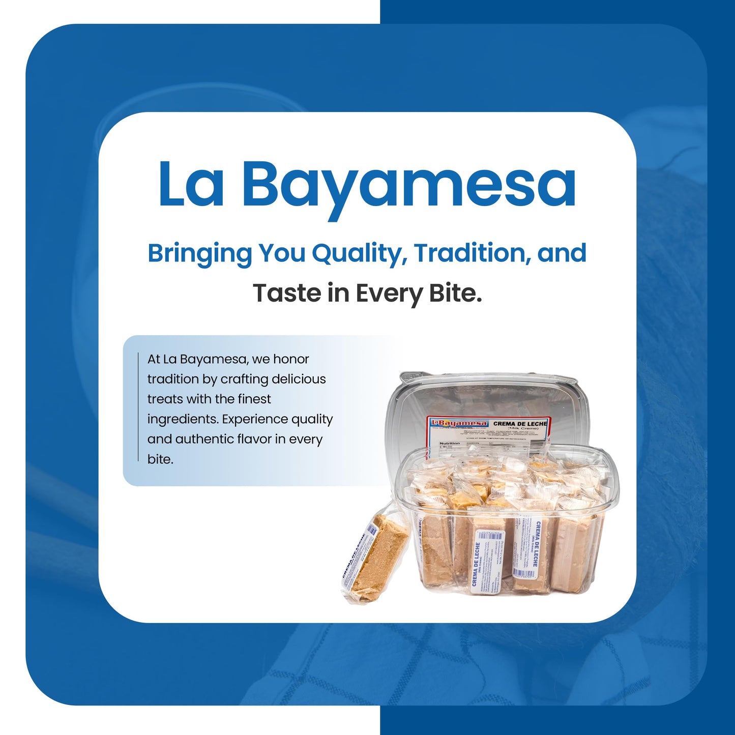 Crema De Leche || 2.5lb || Milk Cream candy (Milk crème), keto snack, healthy snacks, non fat milk, La Bayamesa (pack 24)
