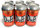Boston America The Simpsons Duff A L'Orange Sparkling Beverage Energy Drink (6 Pack) Caffeine Free
