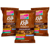 THE GRANOLA BAKERY TGB Chocolate Granola Bites, No Added Sugar, High Fiber, Gluten Free, Keto Friendly, 0.85oz Cereal Bag (Pack of 6)