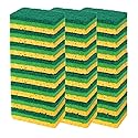 Anmoro Sponges Kitchen,Non-Scratch Dish Sponge,Biodegradable Sponges for Dishes,The Most Suitable for Cleaning Kitchen Tableware and pots - 24 Pack