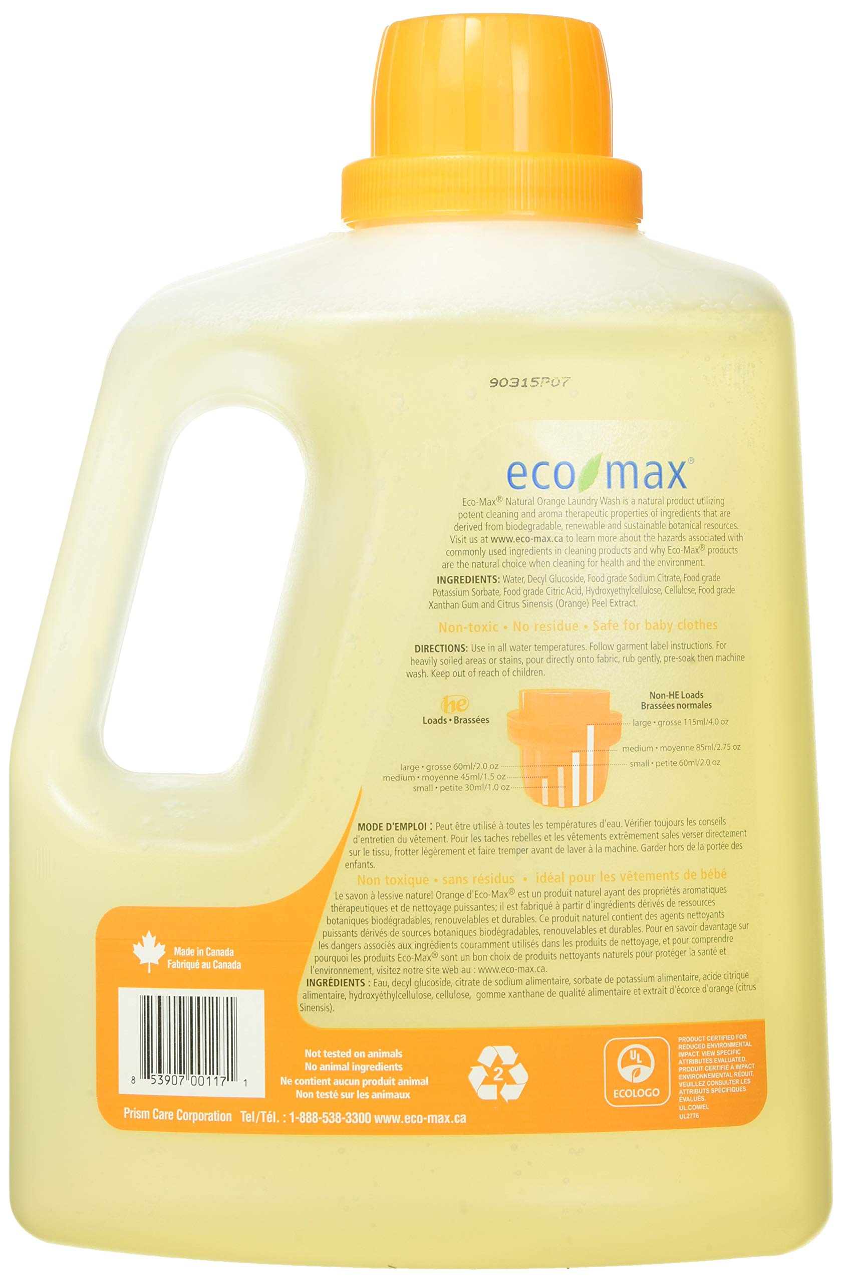 Ecomax Laundry Orange He, 3 LT